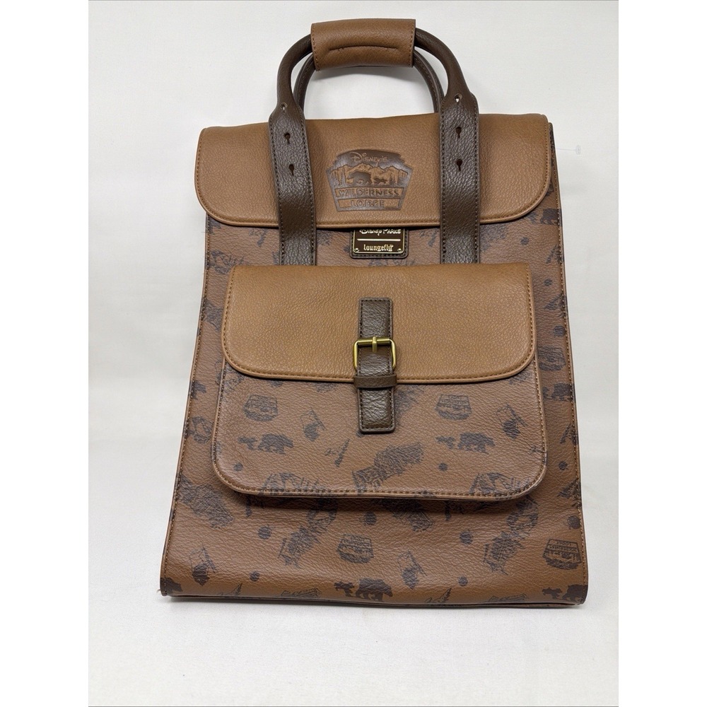 Disney Parks Wilderness Lodge Brown Loungefly Backpack - NWT
